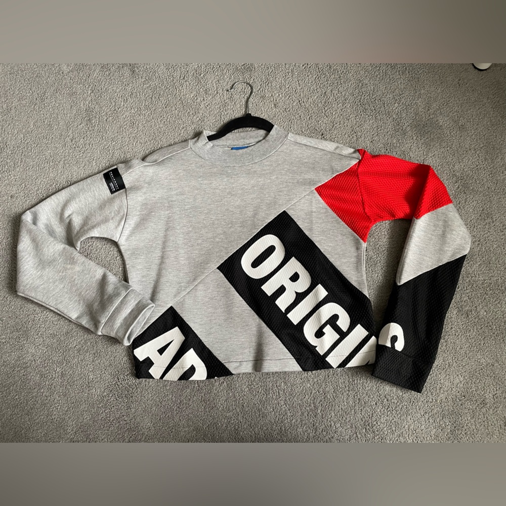 Adidas cropped sweater